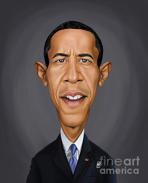 Celebrity Sunday - Barack Obama by Rob Snow Celebrity Sunday - Barack Obama by Rob Snow